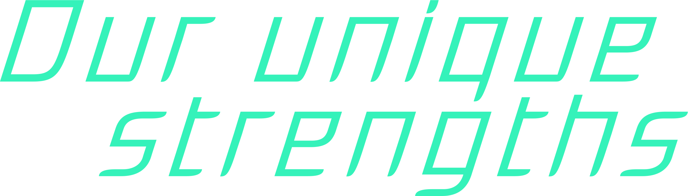 our unique strengths